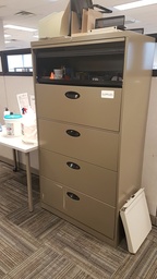 [#D12-33] Filing Cabinet 5 drawers - Metal