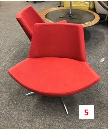 [#B8-2] Red Guest Chairs