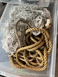 [#I2-130] Bin of decorative ropes