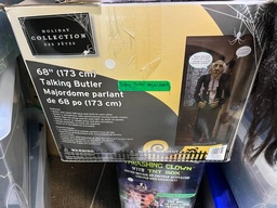 [#00-80] Talking Butler animatronic Halloween décor 