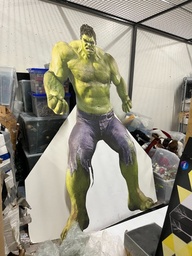 [#00-25] Cardboard Hulk cutout, approx. 8ft tall