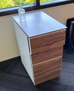 [#D16-72] BBF Pedestal Drawer - 3 drawer brown