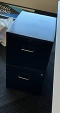 [#D7-97] Metal vertical file cabinet - 2 drawer