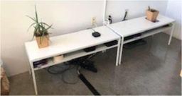 [#C20-27] White Training Table