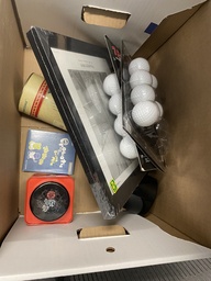 [#I2-32] Box of Frame, Balls, and Misc. Items
