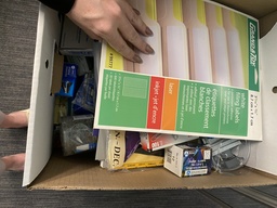 [#I2-33] Box of Labels and Misc. Items