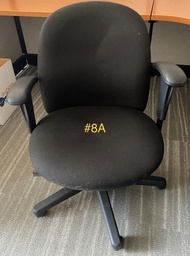 [#B13-6] task chair with tall back, arms, 5-point wheels