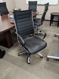 [#B5-23] swivel conference chair, vinyl upholstery, swivel base