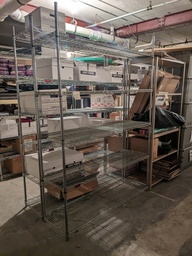 [#D25-58] wire metal rack (1.5'x5'x8')