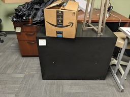 [#D6-85] metal 2-high lateral file cabinet (3'x1.5'x2.5')
