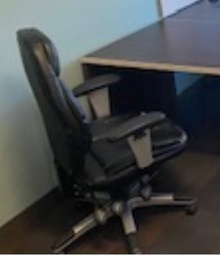 [#B13-20] Black Task Chair