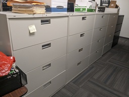 [#D10-192] Hon 4 high lateral file - white color