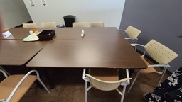 [#C19-17] Brown Mobile Table - 60" x 30"