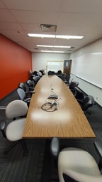 [#C8-26] Brown Conference Table - 18"