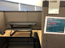 [#H10-59] Flexispot Black Adjustable Sit Stand Desk