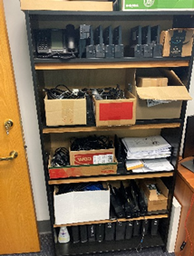 [#D4-41] Tall Wooden Shelf, 36x12x72"