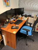 [#E4-42] Wooden Desk, 64x30x30"