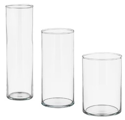 [#I1-25] Box of misc. kitchen supplies (e.g. glass food bowls, vases)