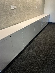 [#D5-51] White Credenza--doors
