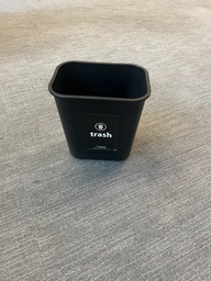 [#G3-1] Small black trash bin, 7gal