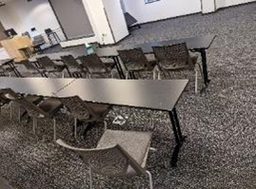 [#C8-2] Table, Folding, Black, 29" x 60" x 18"