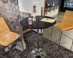 [#C5-17] Table, Dining, Black, 30" x 30" x 42"