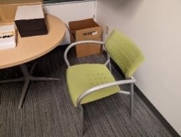 [#B8-53] Chair, Guest, Green, 22" x 18" x 30"