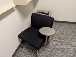 [#B12-79] Chair, Lounge, Black, 38" x 36" x 24"