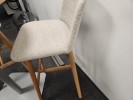 [#B1-103] Bar Stool, Grey, 18" x 18" x 40"