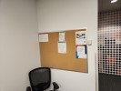 [#F1-108] Bulletin Board, Brown, 48" x 36"