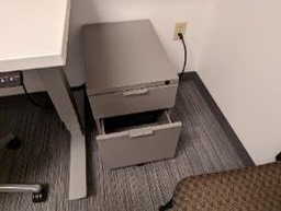 [#D16-118] Cabinet, Grey, 22" x 15" x 25" *photo representation*