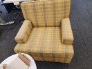 [#B12-185] Chair, Lounge, Yellow, 32" x 35" x 32"