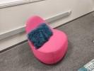 [#B12-193] Chair, Lounge, Magenta, 31" x 33" x 45" *photo representation*
