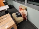 [#B12-204] Chair, Lounge, Green, 33" x 30" x 31"