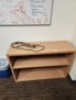 [#D1-250] Shelving Unit, Brown, 42" x 14" x 29"