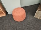 [#B11-295] Ottoman, Red, 23" x 15"