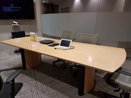 [#C8-3] Wooden Four Sided Meeting Table - 9'x3'6"