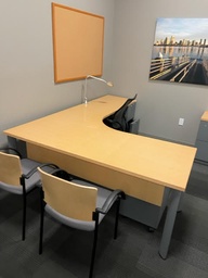 [#E6-12] RIGHT HAND L DESK 8’X6’