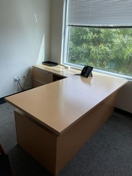 [#E6-56] LEFT HAND L DESK 6X6’6