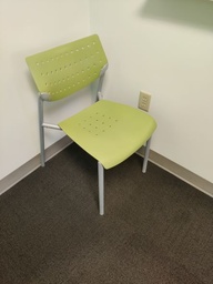 [#B5-2] Green/Silver Conference Chair