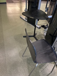 [#C11-24] Small Black Triangle Table