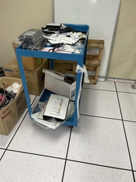 [#C1-120] Metal cart blue