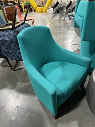 [#B12-914] Teal Cloth Chair