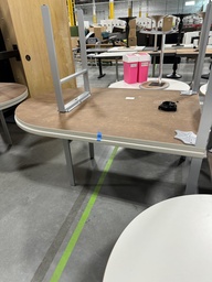 [#C8-961] Short Half Circle Meeting Style Table