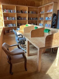 [#B12-24] Chair - grey/wood