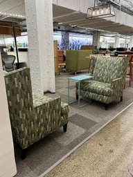 [#B12-58] Lounge Chair - green multi