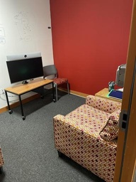 [#C11-111] Side Table - plywood/black base (72x36x42)