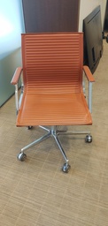 [#B13-7] Orange Desk Chair