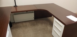 [#E7-18] Private Office 2 - Cherry/White