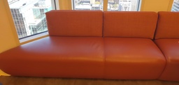 [#B3-26] Orange Angle Soft Seating - Left